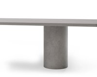 Rectangular concrete dining table Cabo