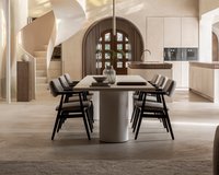Rectangular concrete dining table Cabo