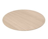 Round oak dining table basic Arlette
