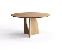 Ronde eettafel eikenhout met onderstel Caprice | Table du Sud