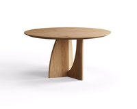 Ronde eettafel eikenhout met onderstel Caprice | Table du Sud