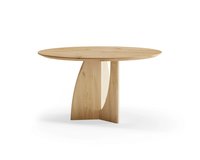 Ronde eettafel eikenhout met onderstel Caprice | Table du Sud