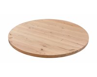 Ronde eettafel van eikenhout met een Savie onderstel tafelblad | Table du Sud