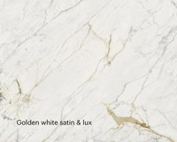 Keramiek kleur Golden white satin & lux | Table du Sud