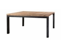 Square oak dining table Inversed-U