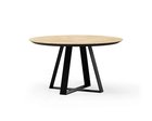 Ronde eettafel visgraat elegance met onderstel Pizou 16 graden | Table du Sud