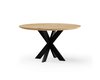 Ronde eettafel eikenhout met onderstel Arlette | Table du Sud