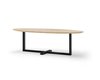 Ovale eettafel eikenhout met onderstel Felix | Table du Sud