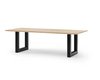 Oak dining table U-frame 10x10