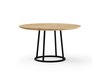 Round oak dining table Faye